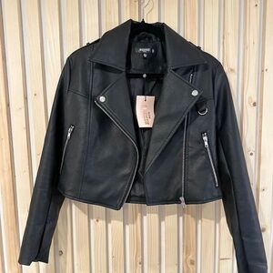 Misguided Faux Leather Jacket NWT size XS